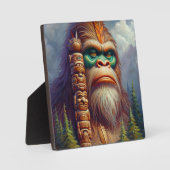 Bigfoot Native American Totem Fotoplatte (Vorderseite)