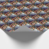 Bigfoot Native American Totem Geschenkpapier (Ecke)