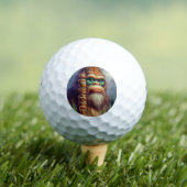 Bigfoot Native American Totem Golfball (Insitu T-Shirt)