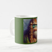 Bigfoot Native American Totem Kaffeetasse (Vorderseite Links)