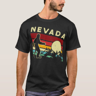 Bigfoot Nevada Retro Vintages Geschenk Nevada Staa T-Shirt