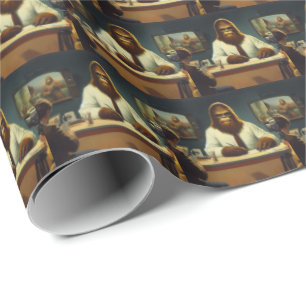 Bigfoot News Anchor Geschenkpapier