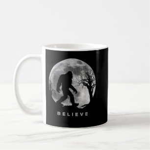 Bigfoot Night Full Moon Ich glaube Sasquatch Men K Kaffeetasse