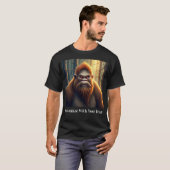 Bigfoot Night Woods Red Eyes T-Shirt (Vorne ganz)