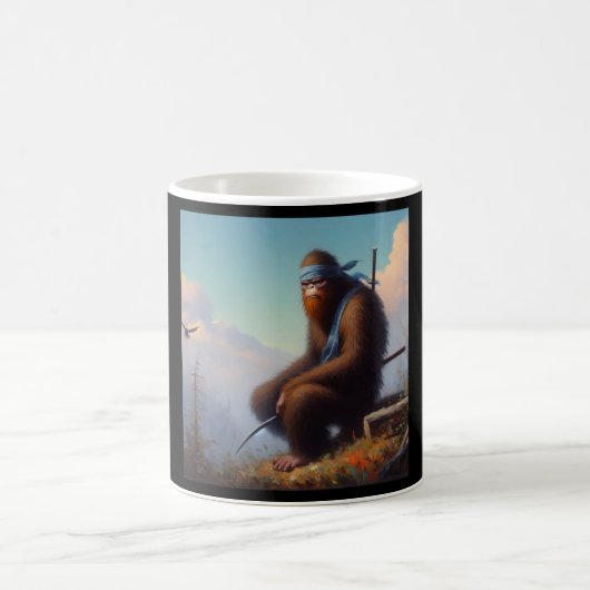 Bigfoot Ninja Kaffeetasse (Mittel)