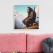 Bigfoot Ninja Leinwanddruck (Insitu (Wohnzimmer))