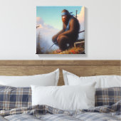 Bigfoot Ninja Leinwanddruck (Insitu (Schlafzimmer))