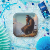 Bigfoot Ninja Pappteller (Party)