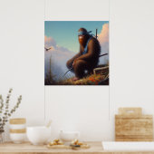 Bigfoot Ninja Poster (Küche)