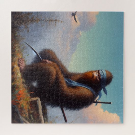 Bigfoot Ninja Puzzle (Horizontal)