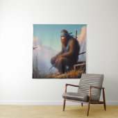 Bigfoot Ninja Wandteppich (Beispiel)