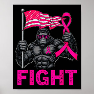 Bigfoot Nk Band Kampf Brustkrebs-Bewusstsein Ich Poster