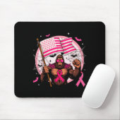 Bigfoot Nk Ribbon Breast Cancer Awareness Month Wo Mousepad (Mit Mouse)