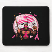 Bigfoot Nk Ribbon Breast Cancer Awareness Month Wo Mousepad (Vorne)