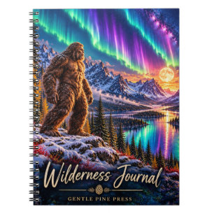 Bigfoot Northern Lights Wilderness Journal Notizblock