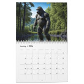 Bigfoot oder Sasquatch Cryptid Kalender (Jan 2026)