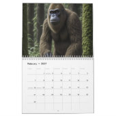 Bigfoot oder Sasquatch Cryptid Kalender (Feb 2027)
