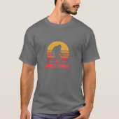 Bigfoot Oklahoma Staat Sasquatch Yeti Bigfoot Beli T-Shirt (Vorderseite)