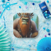 Bigfoot Öko Warrior Pappteller (Party)