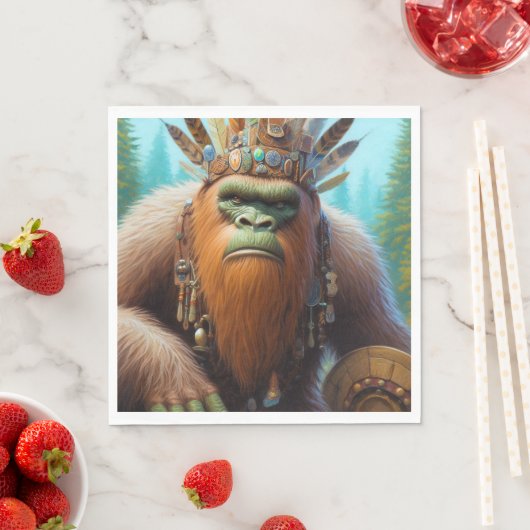 Bigfoot Öko Warrior Serviette (Beispiel)