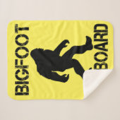 Bigfoot on Board - Funny Bigfoot Sherpadecke (Vorderseite (Horizontal))