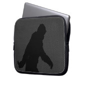 Bigfoot on Carbon Fibre Print Laptopschutzhülle (Vorderseite Links)