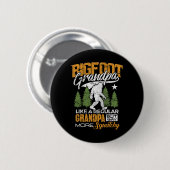 Bigfoot Opa Großvater Sasquatch Yeti Camping Button (Vorne & Hinten)