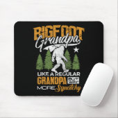 Bigfoot Opa Großvater Sasquatch Yeti Camping Mousepad (Mit Mouse)