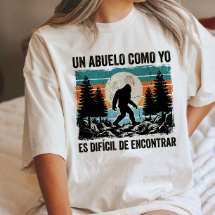 Bigfoot Opa Sonnenuntergang Retro Vintage Tri-Blend Shirt