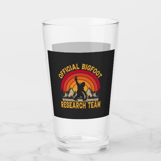 Bigfoot Original Research Team Ber Glass Glas (Vorderseite)