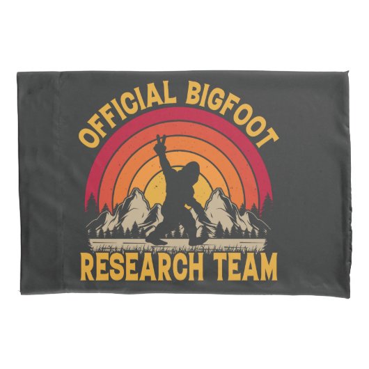 Bigfoot Original Research Team Kissenbezug (Vorderseite)