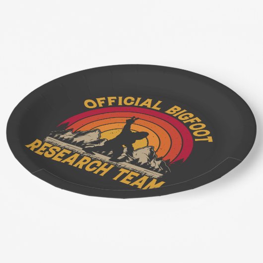 Bigfoot Original Research Team Pappteller (Schrägansicht)
