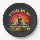 Bigfoot Original Research Team Pappteller (Vorderseite)