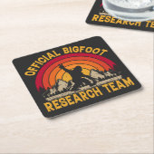 Bigfoot Original Research Team Rechteckiger Pappuntersetzer (angewinkelt)