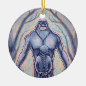 Bigfoot Ornament Personalisiert Sasquatch Geschenk (Vorne)