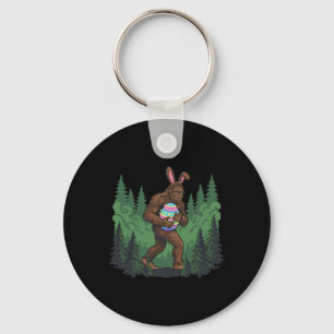 Bigfoot Ostern Hase Sasquatch Eiersuche Lustige Pi Schlüsselanhänger