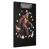 Bigfoot Ostertag Lustiger Sasquatch Klemmbrett (Rechts)