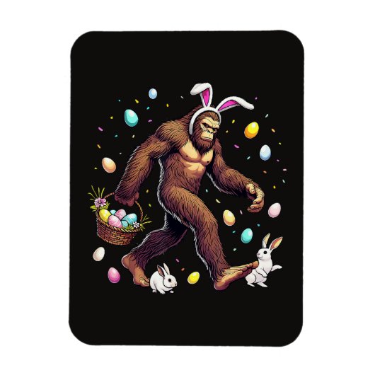 Bigfoot Ostertag Lustiger Sasquatch Magnet (Vertikal)