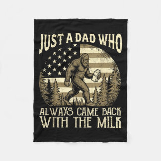 Bigfoot Papa A Dad Who Came Back with The Milk Fleecedecke