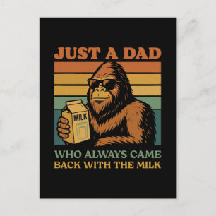 Bigfoot Papa nur ein Vater, der immer wieder mit Feiertagspostkarte