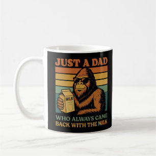 Bigfoot Papa nur ein Vater, der immer wieder mit Kaffeetasse