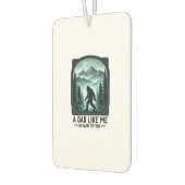 Bigfoot Papa Vintage Gravur Lustiges Vater-Shirt D Autolufterfrischer (Links)