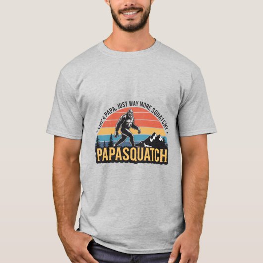 Bigfoot: Papasquatch T-Shirt (Vorderseite)