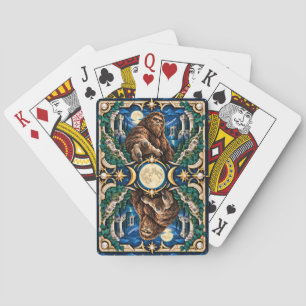 Bigfoot, Paper Cut Monster Spielkarten
