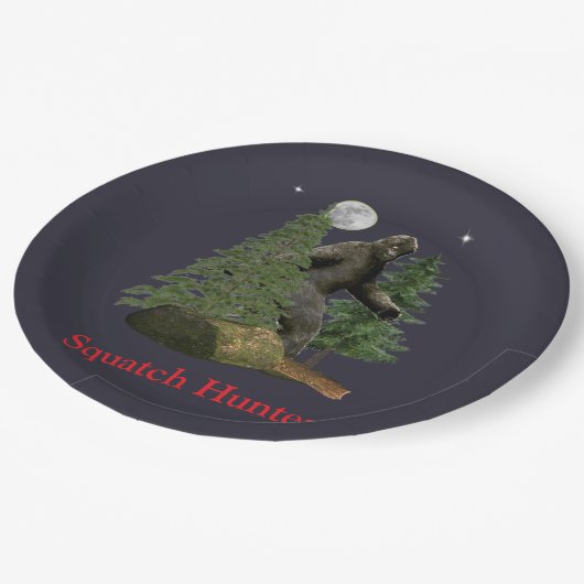 Bigfoot Pappteller (Schrägansicht)