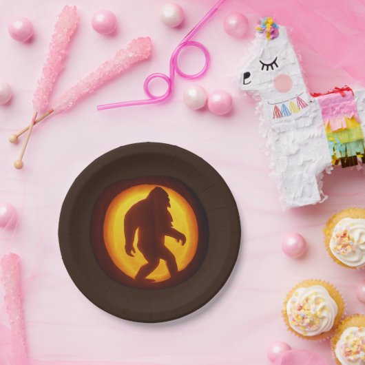 Bigfoot Party Plate - Sasquatch Pappteller (Party)