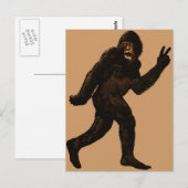 Bigfoot Peace Postkarte (Vorne/Hinten)