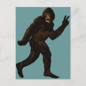 Bigfoot Peace Postkarte (Vorderseite)