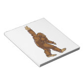 Bigfoot Peace Sign Notizblock (angewinkelt)
