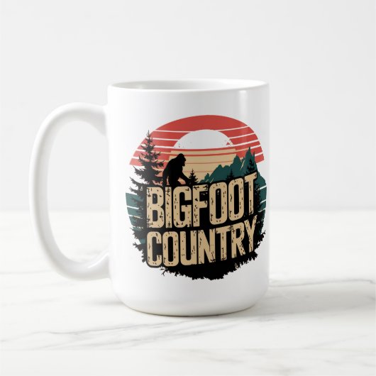Bigfoot, Perfekt für Sasquatch Liebhaber Kaffeetasse (Links)